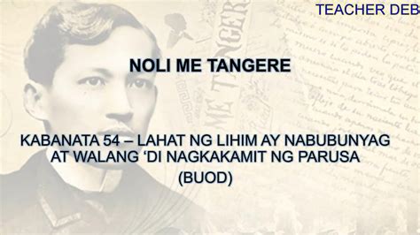 buod ng noli me tangere kabanata 54|Noli Me Tangere Kabanata 54: Lahat ng Lihim ay .